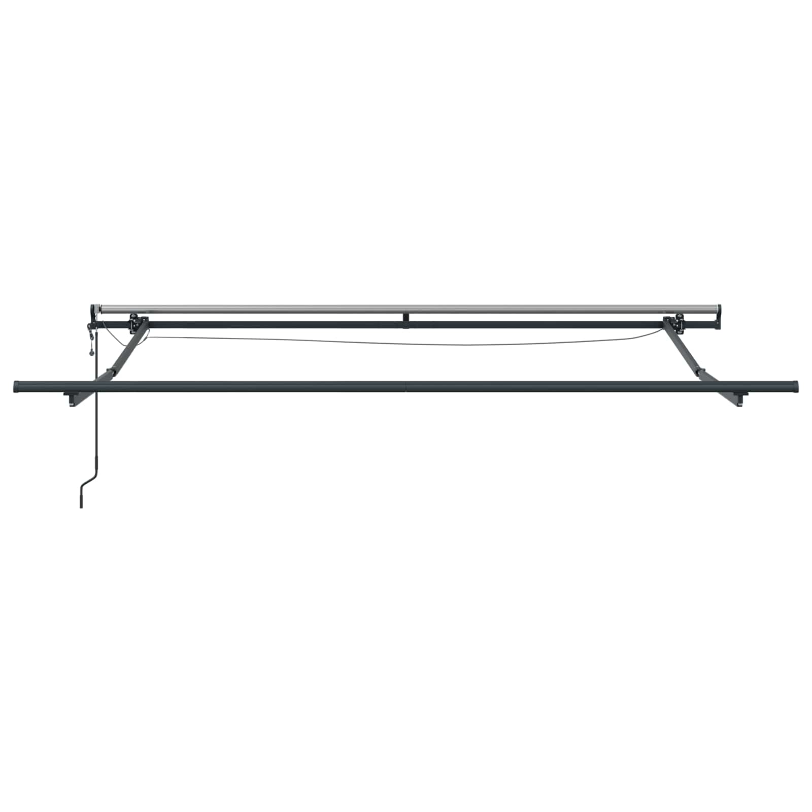 Markisenstoff Hellgrau 350 x 250 cm Polyester