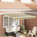 Ausziehbare Markise Mehrfarbig 350 x 250 cm
