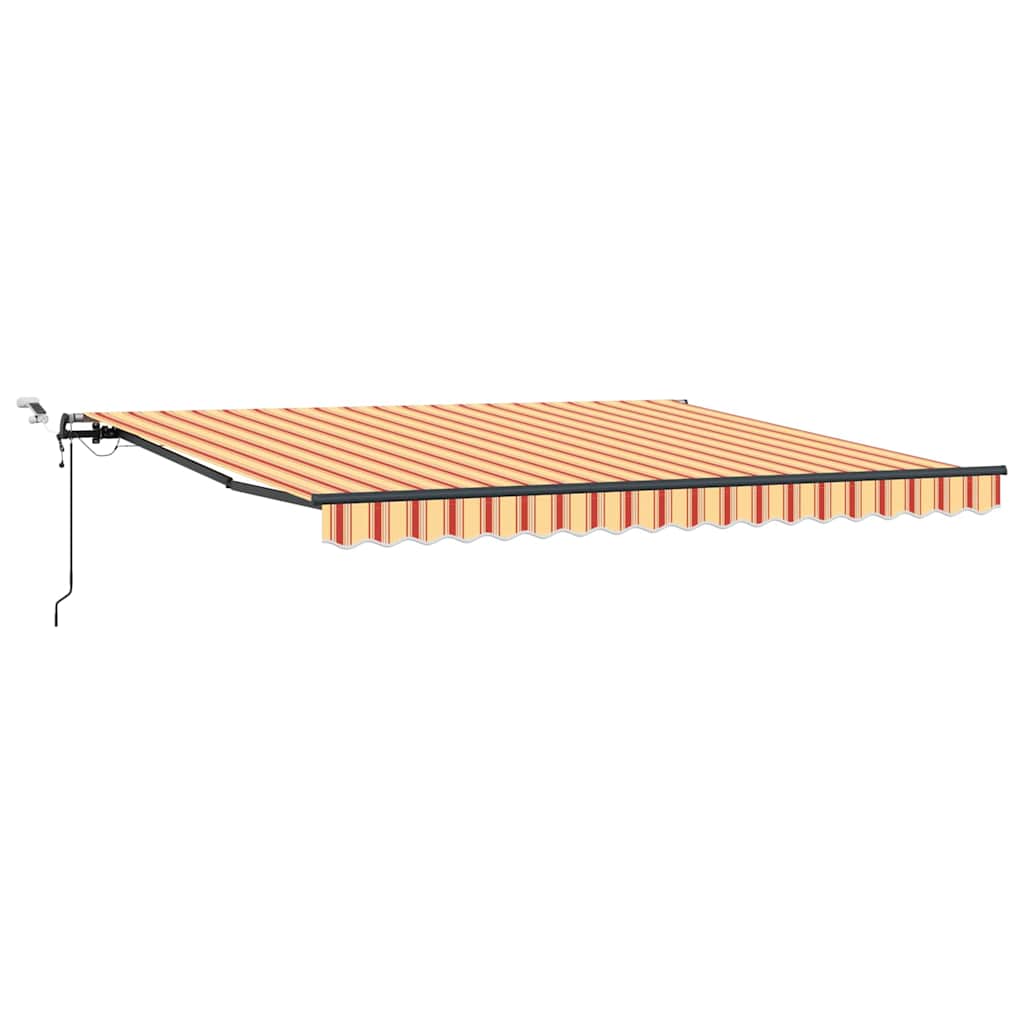 Markisenstoff Gelb und Orange 400 x 300 cm Polyester