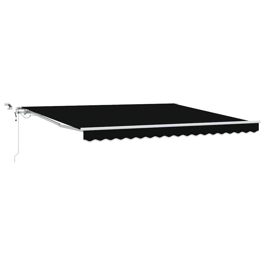 Markisenstoff Schwarz 400 x 300 cm Polyester