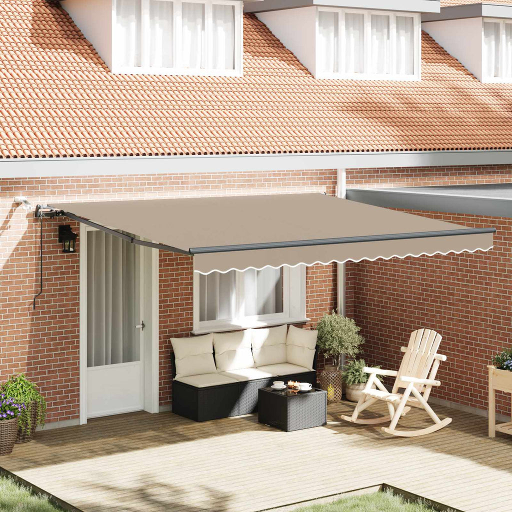 Markisenstoff Beige 400 x 300 cm Polyester