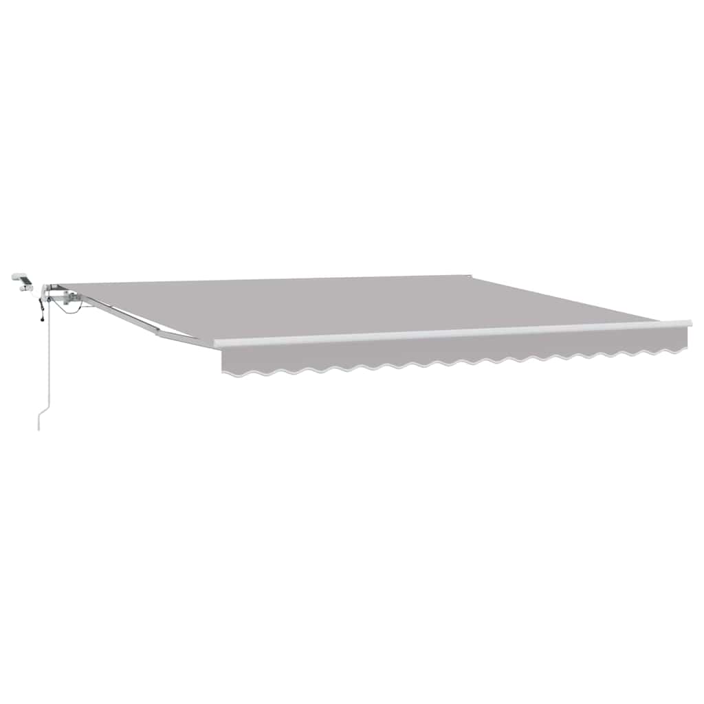 Markisenstoff Hellgrau 400 x 300 cm Polyester