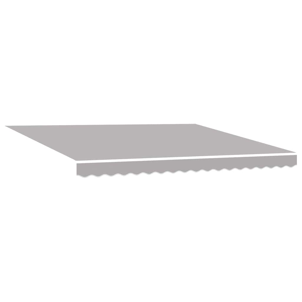 Markisenstoff Hellgrau 400 x 300 cm Polyester
