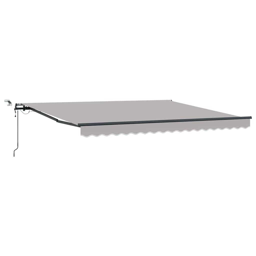 Markisenstoff Hellgrau 400 x 300 cm Polyester