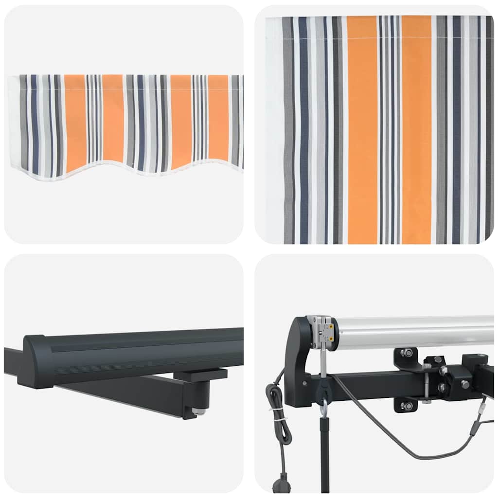 Markisenstoff Mehrfarbig 400 x 350 cm Polyester
