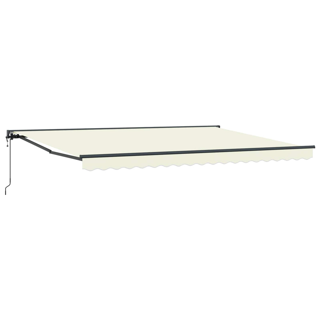 Markisenrahmen Creme 450 x 300 cm Polyester mit PU-Beschichtung