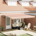Markise Mehrfarbig 450 x 300 cm Polyester und Metall