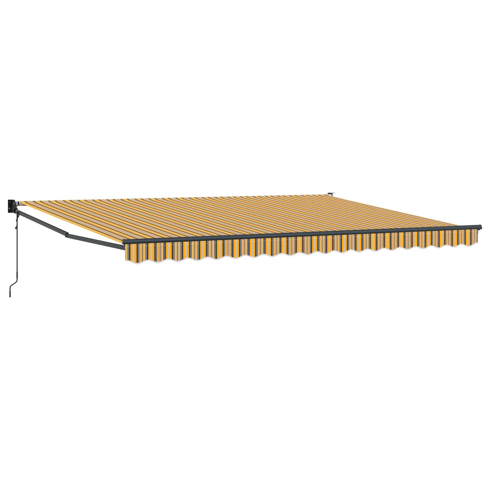 Markise Mehrfarbig 450 x 300 cm Polyester und Metall