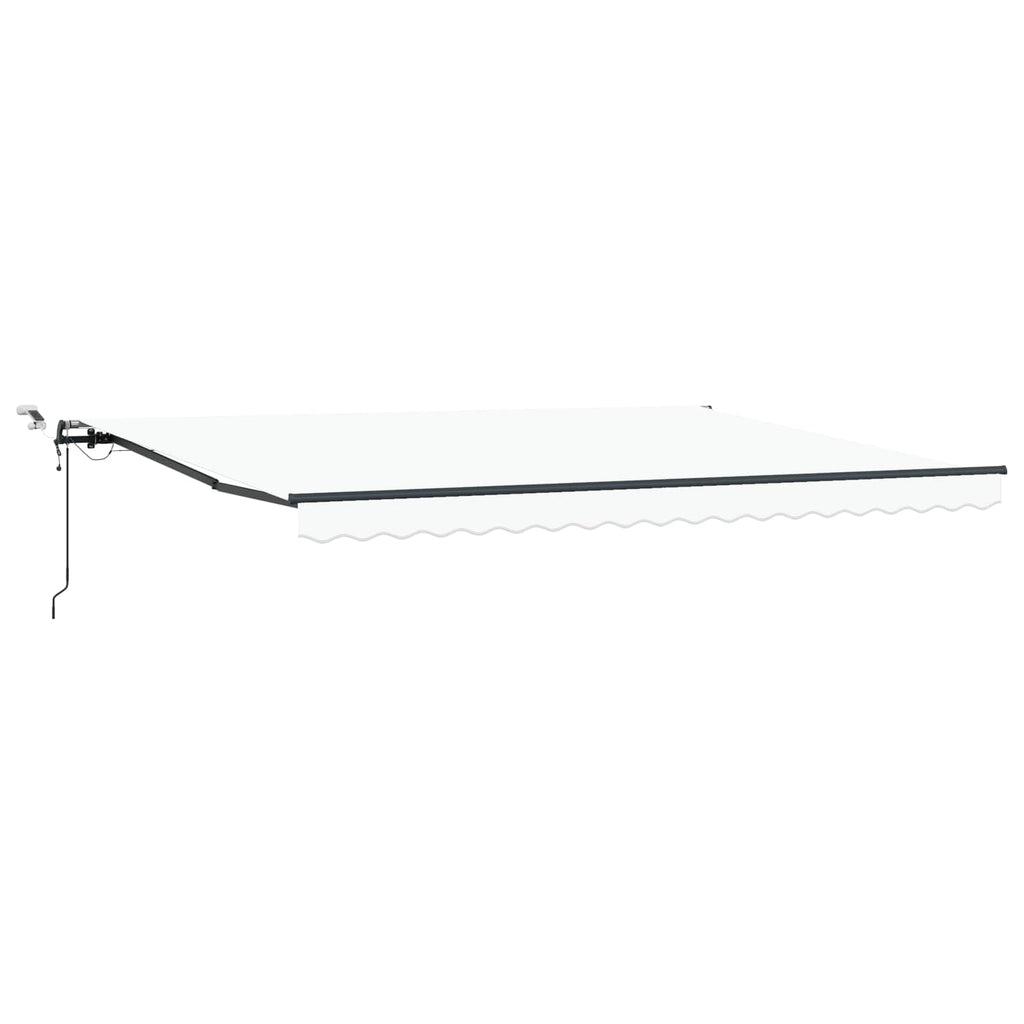 Markisenstoff Weiß 450 x 300 cm Polyester