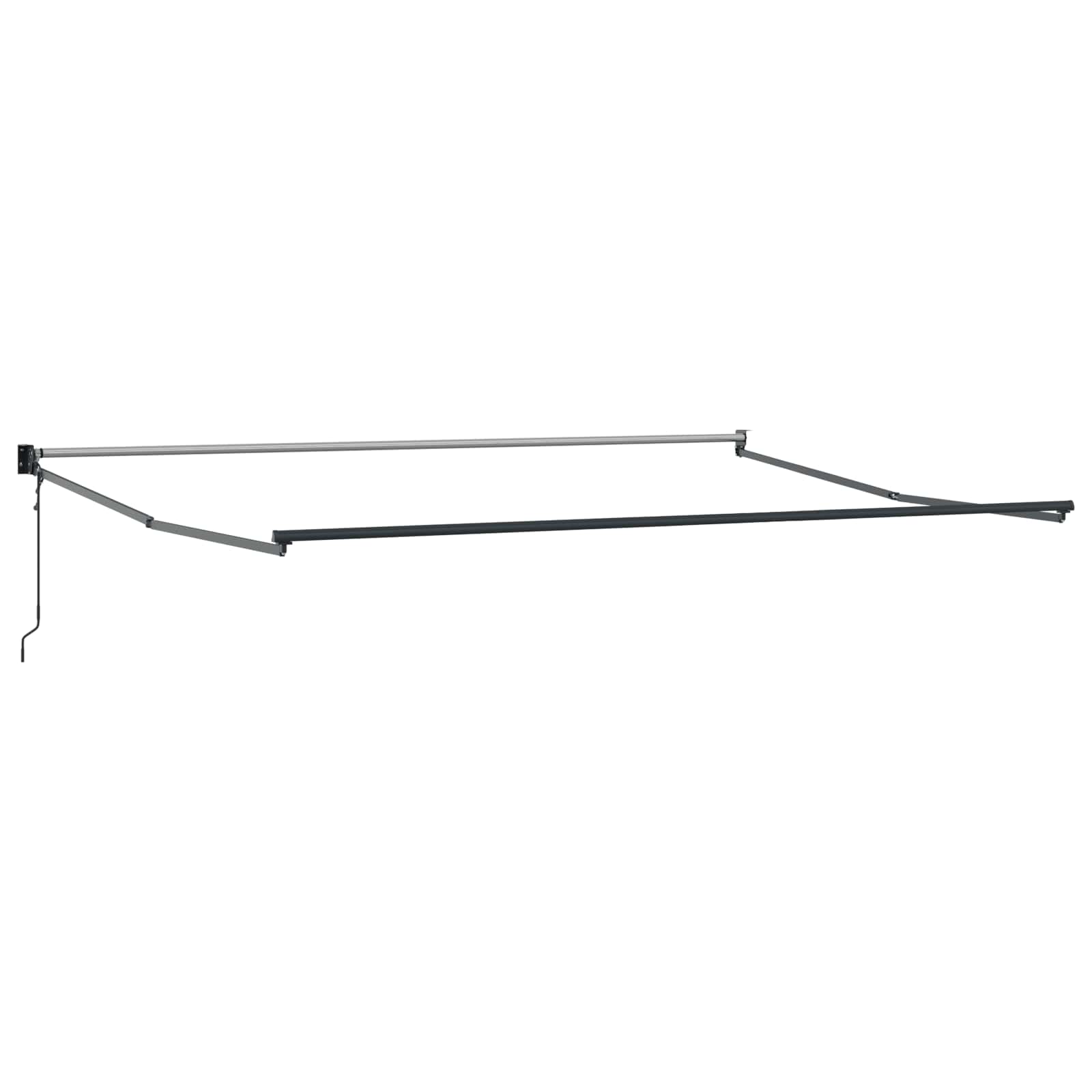 Markise Hellgrau 450 x 300 x 165 cm Polyester und Metall