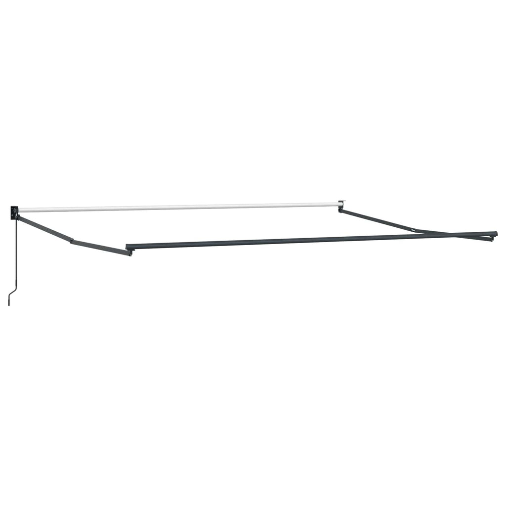 Ausziehbare Markise Grün und Gelb 450 x 300 x 165 cm