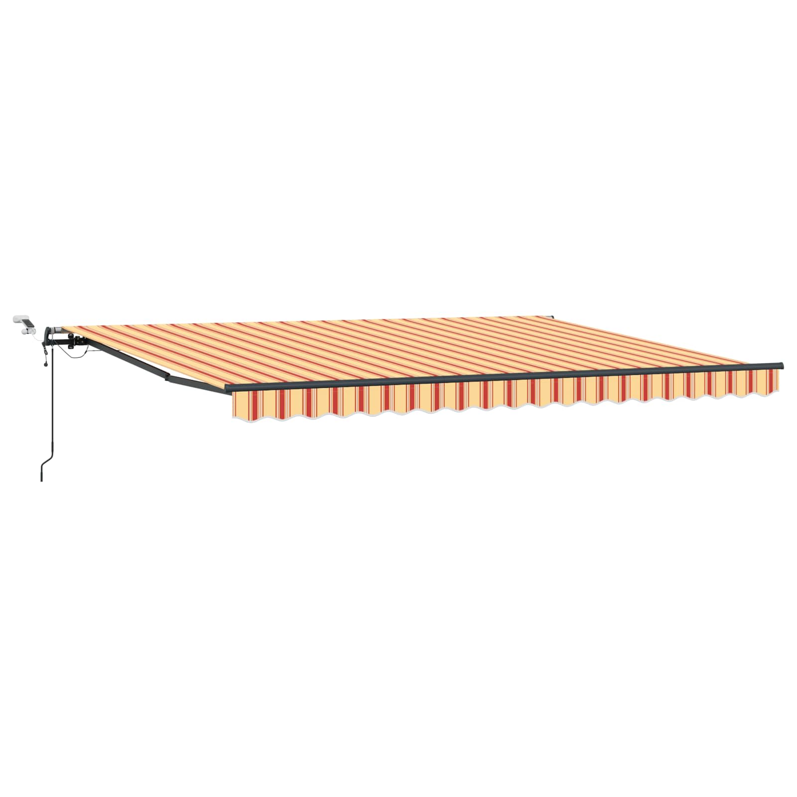 Markisenstoff Gelb und Orange 450 x 350 cm Polyester