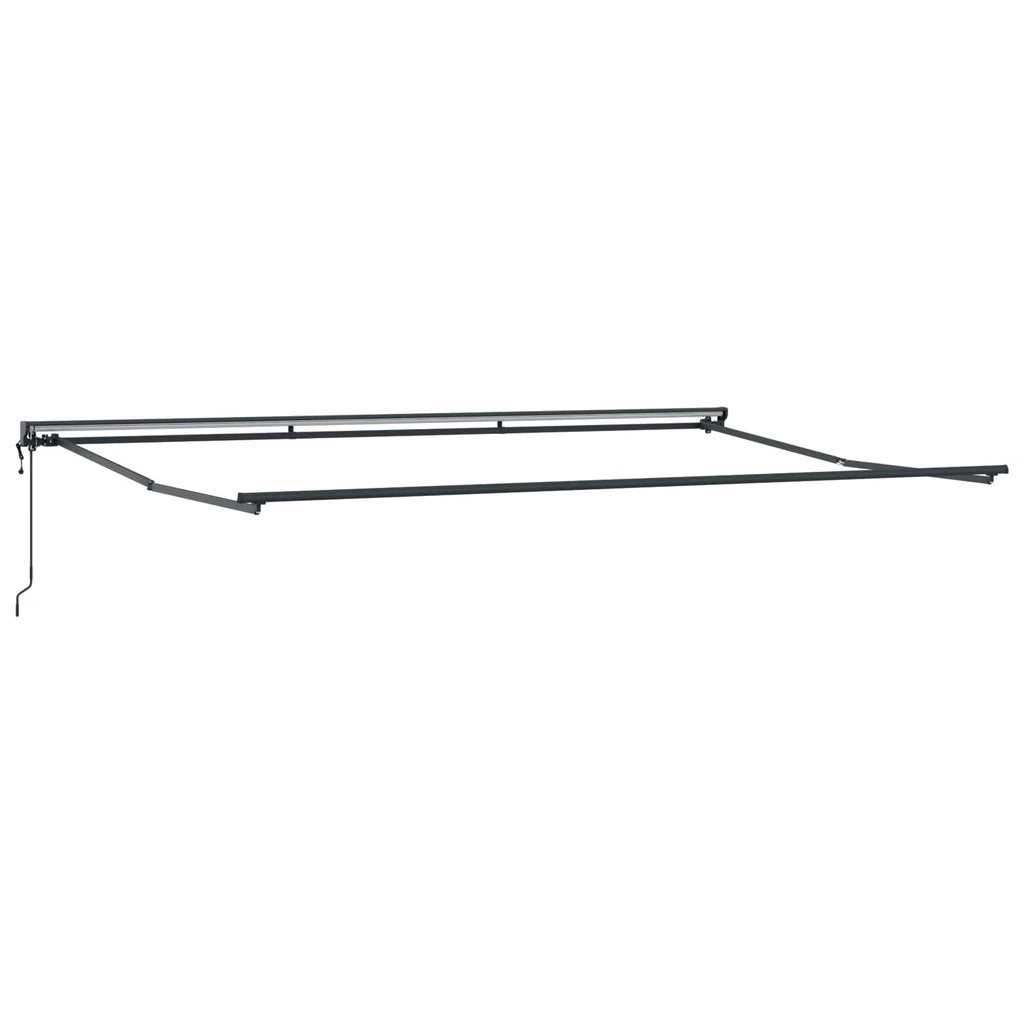 Markisenrahmen Blau und Weiß 500 x 300 cm
