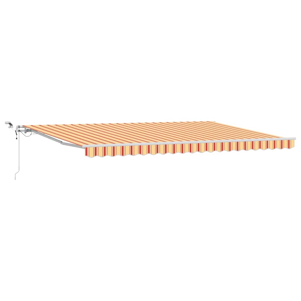 Markisenstoff Gelb und Orange 500 x 300 cm Polyester