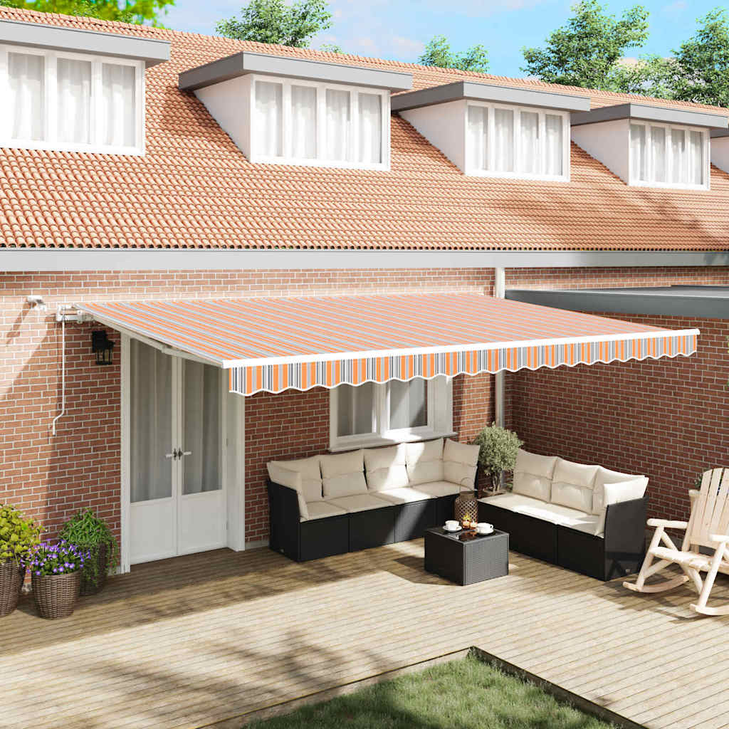 Markisenstoff Mehrfarbig 500 x 300 x 165 cm Polyester