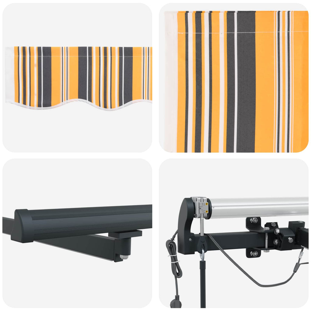 Markisenstoff Mehrfarbig 500 x 300 cm Polyester