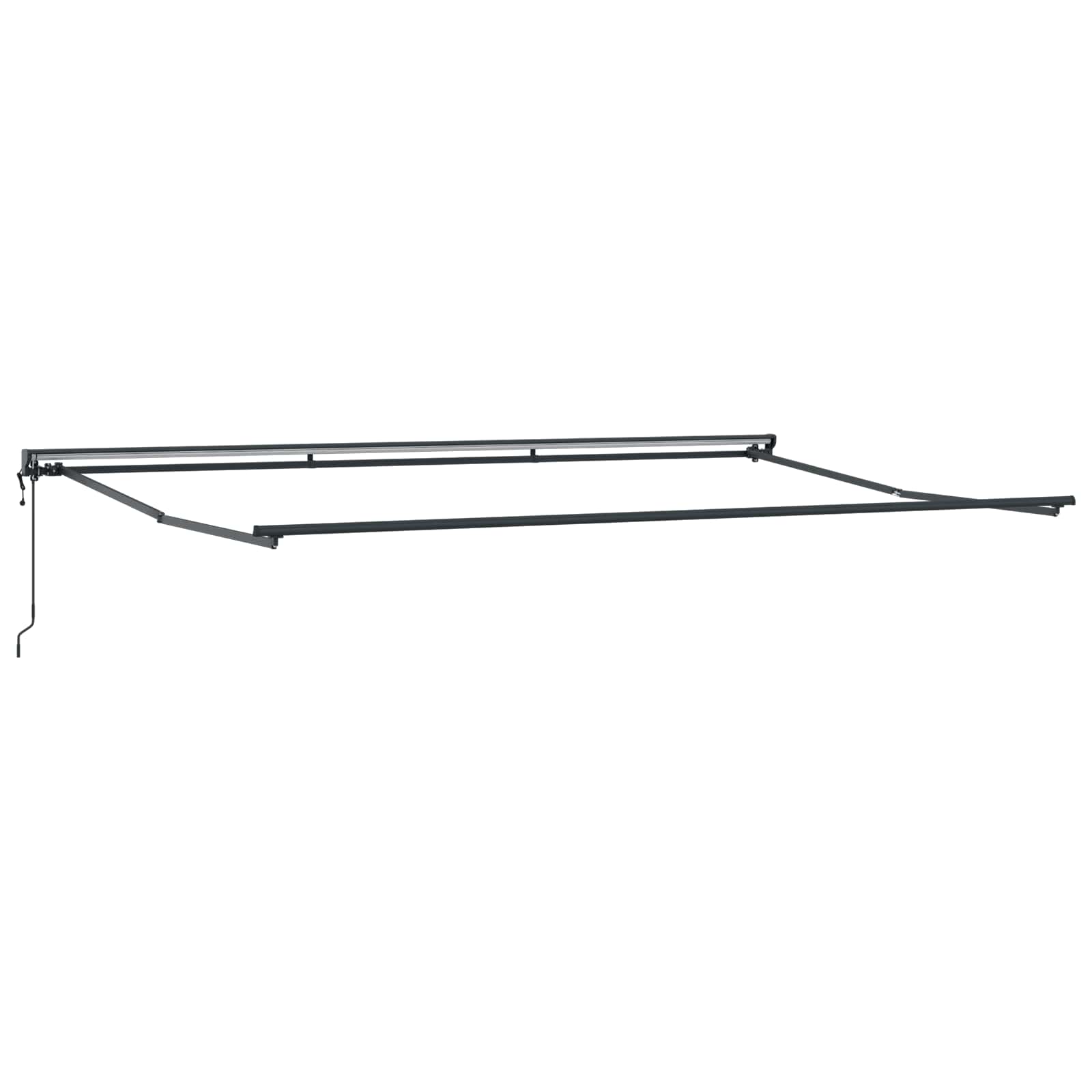 Markisenrahmen Gelb und Grau 500 x 300 cm