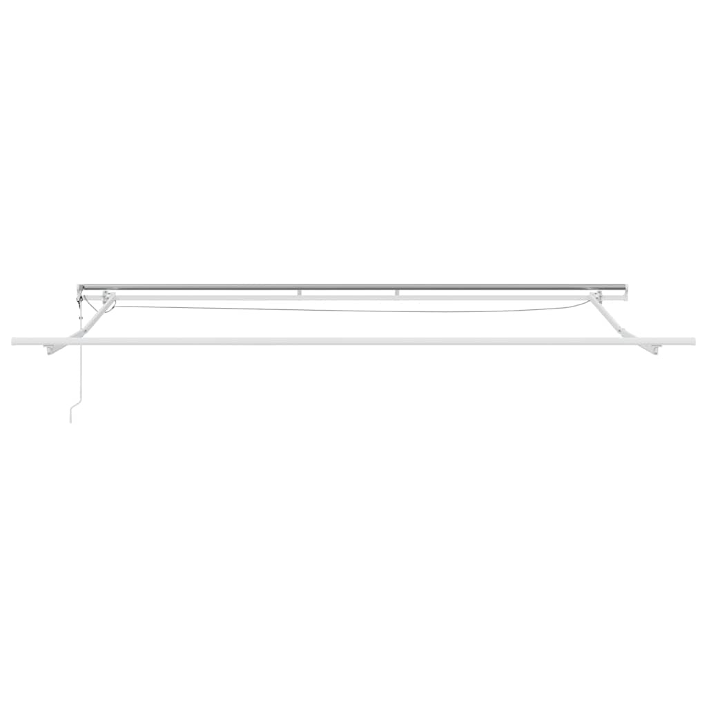 Markisenstoff Rot und Weiß 500 x 350 cm Polyester