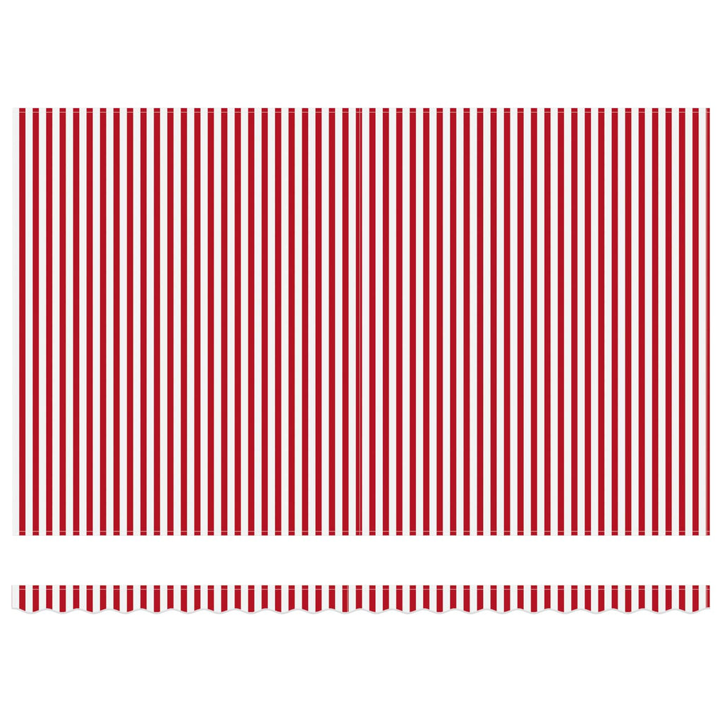 Ausziehbare Markise Rot und Weiß 500 x 350 cm