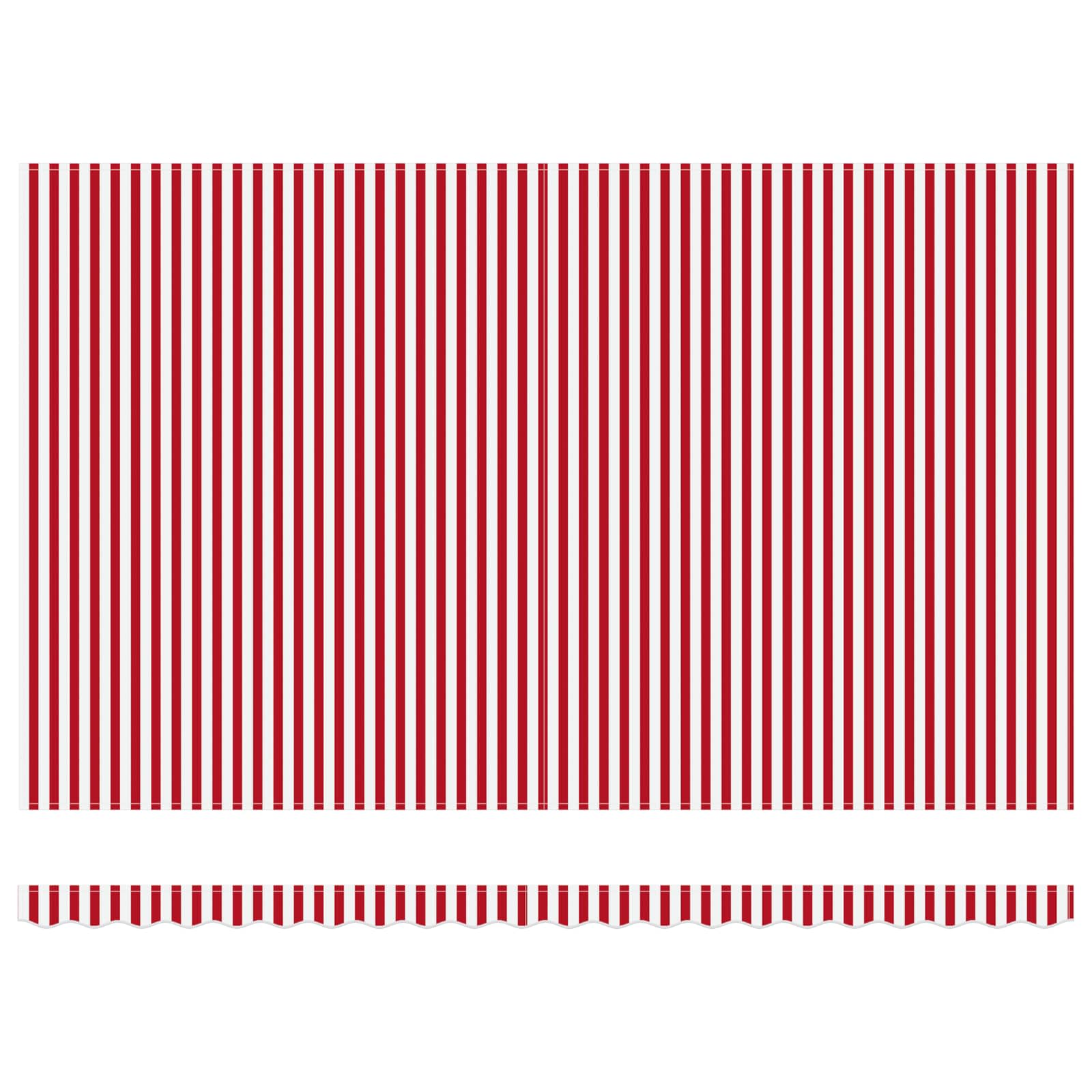 Markisenstoff Rot und Weiß 500 x 350 cm Polyester