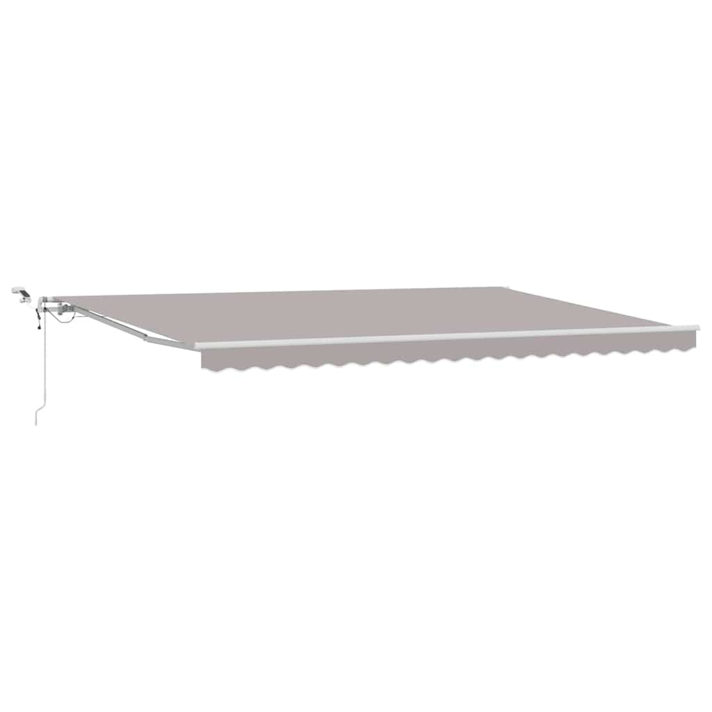 Markisenstoff Hellgrau 500 x 350 cm Polyester