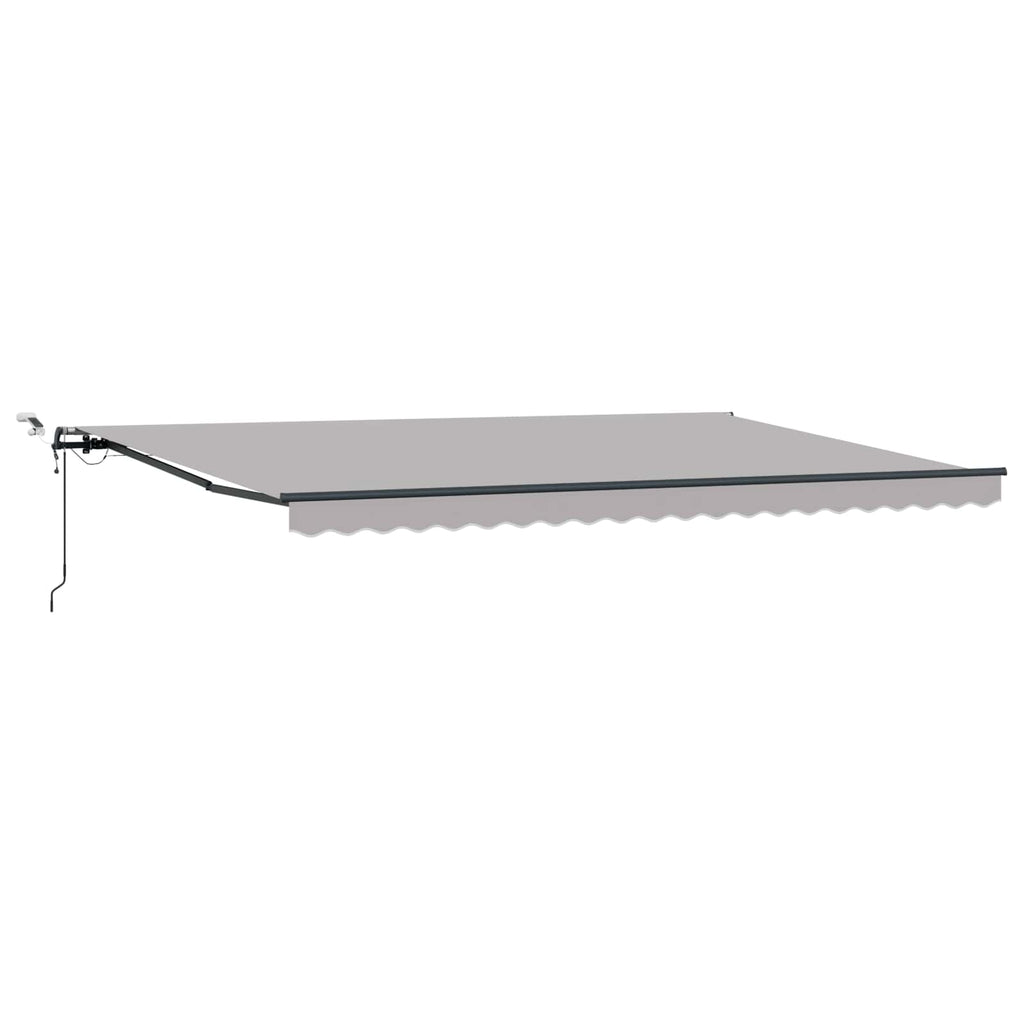 Markisenstoff Hellgrau 500 x 350 cm Polyester