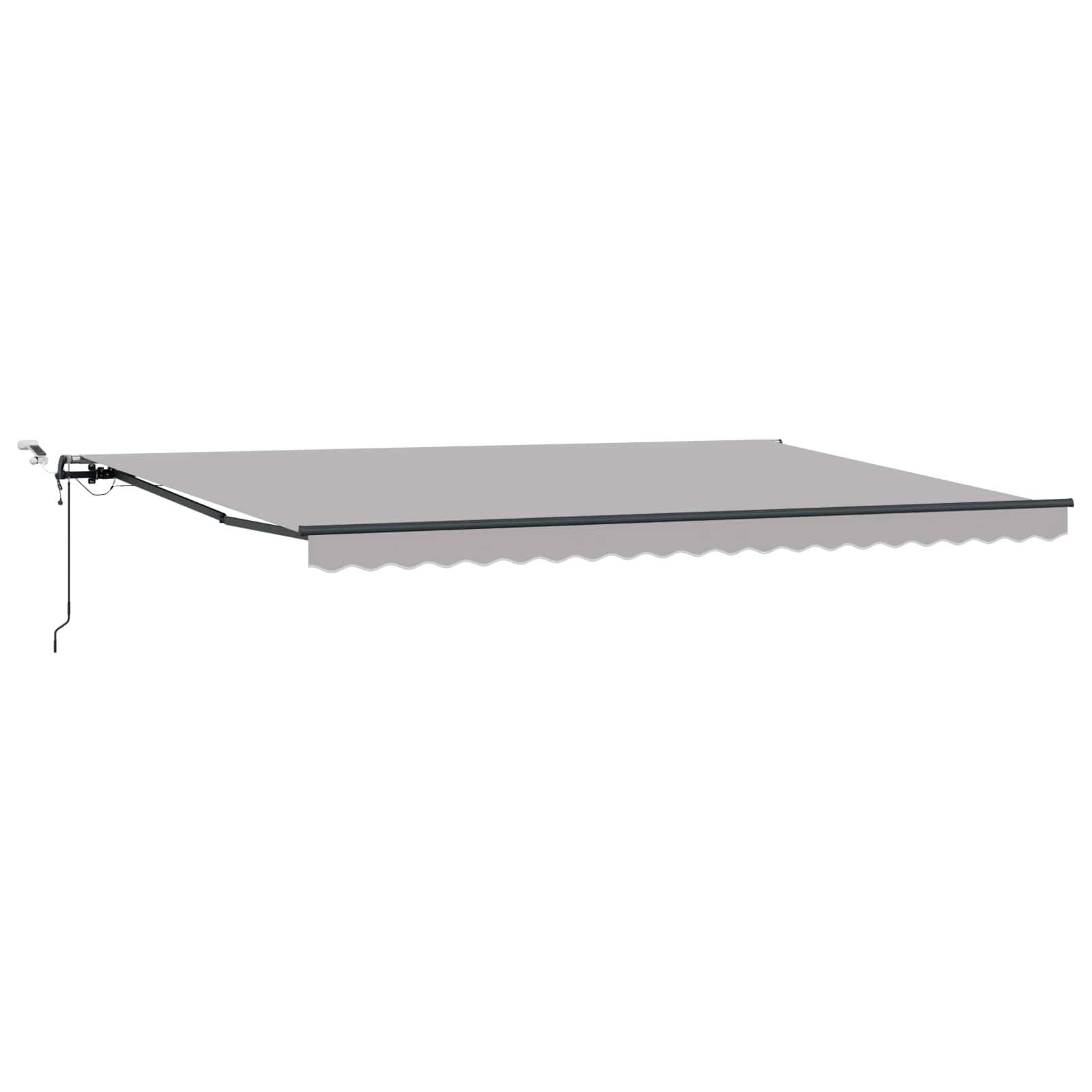 Markisenstoff Hellgrau 500 x 350 cm Polyester