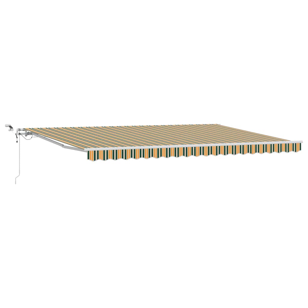 Markisenstoff Grün und Gelb 500 x 350 cm Polyester
