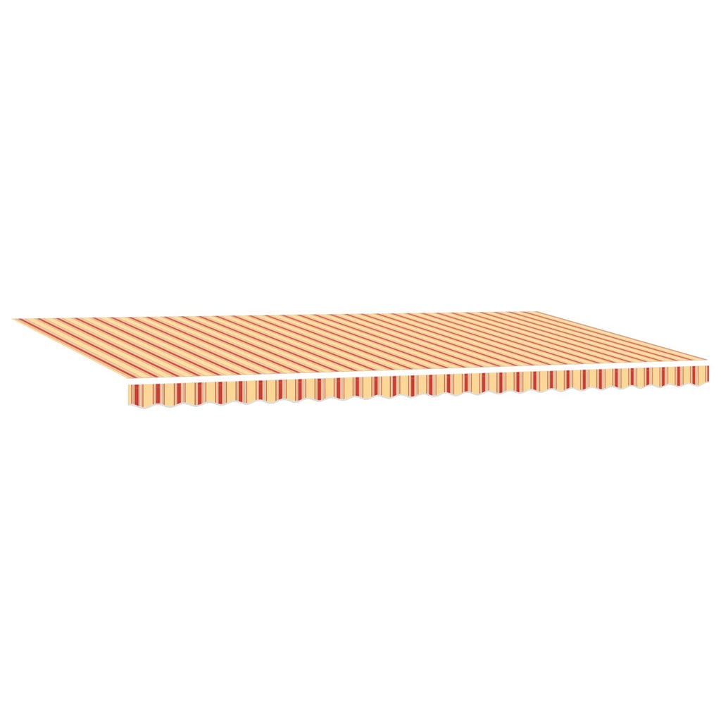 Markisenstoff Gelb und Orange 600 x 300 cm Polyester