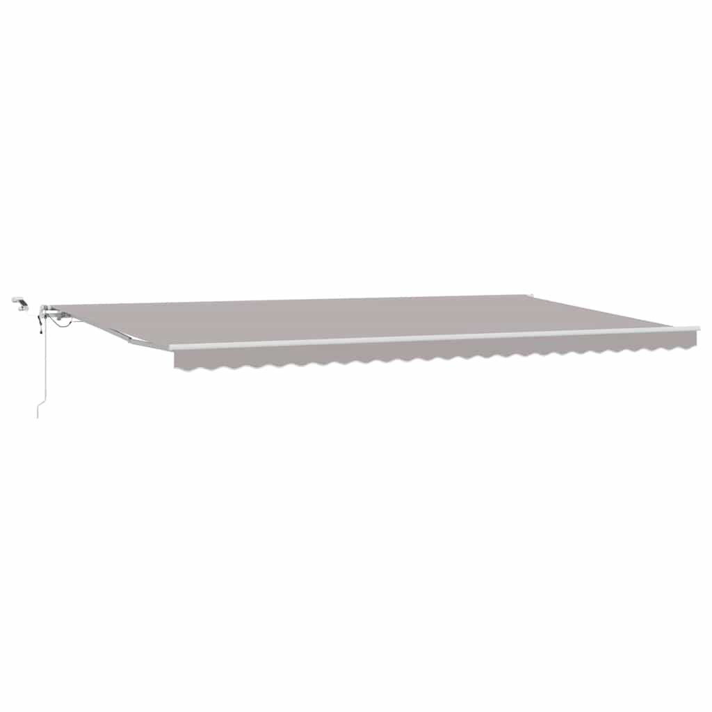 Markisenstoff Hellgrau 600 x 300 cm Polyester