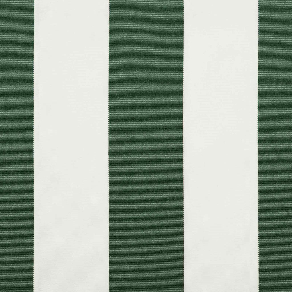 Ausziehbare Markise Grün und Weiß 600 x 300 cm
