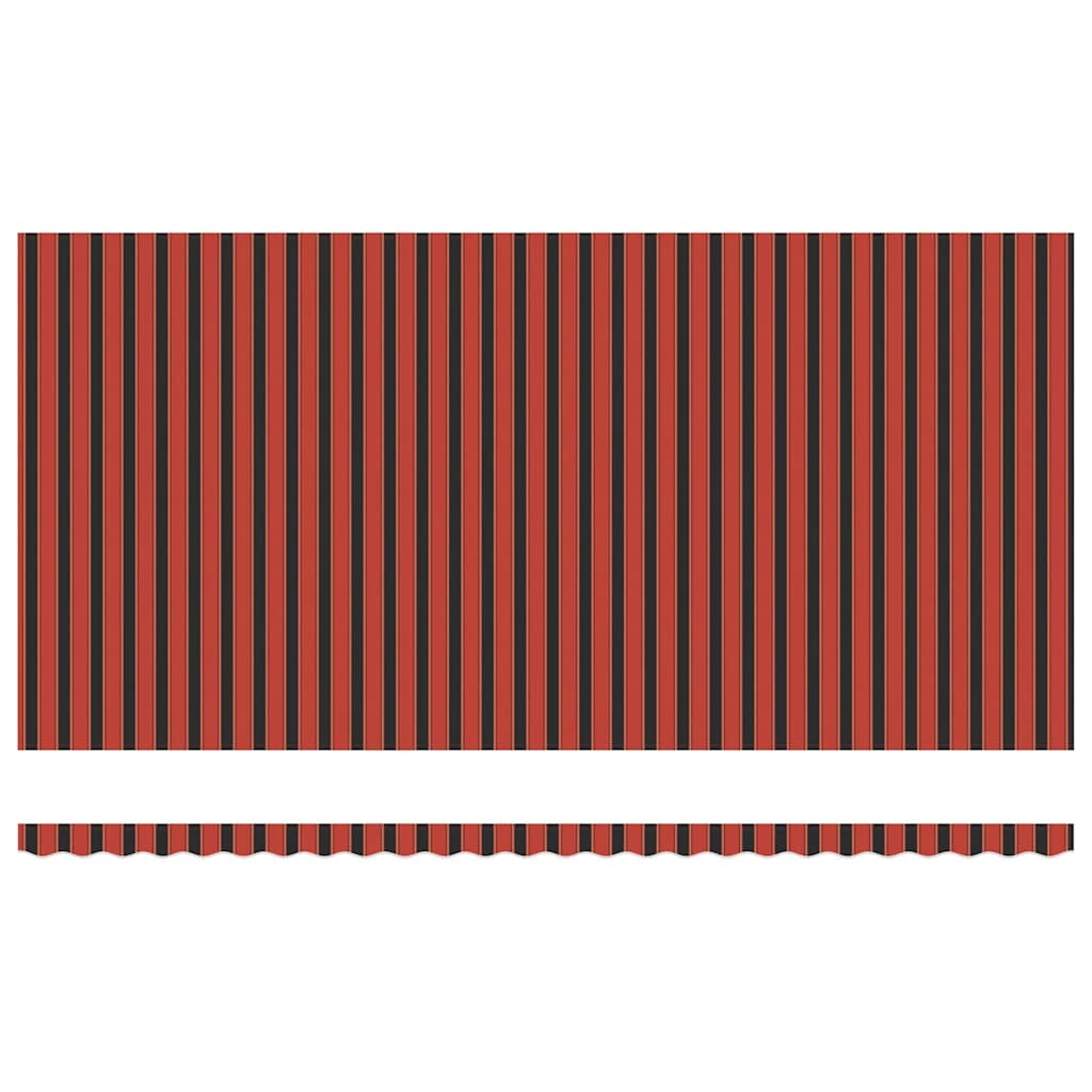 Markisenstoff Orange und Braun 600 x 350 cm Polyester