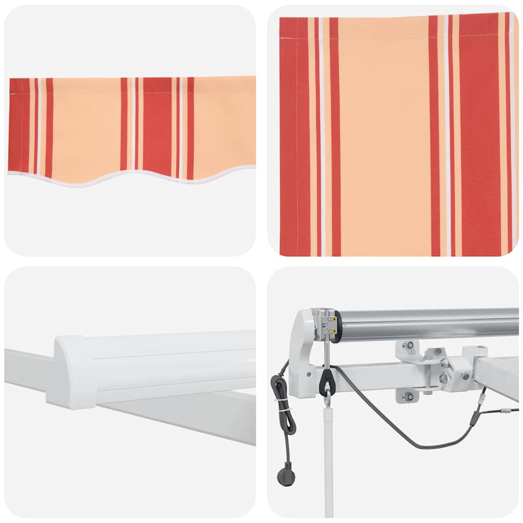 Markisenstoff Gelb und Orange 600 x 350 cm Polyester