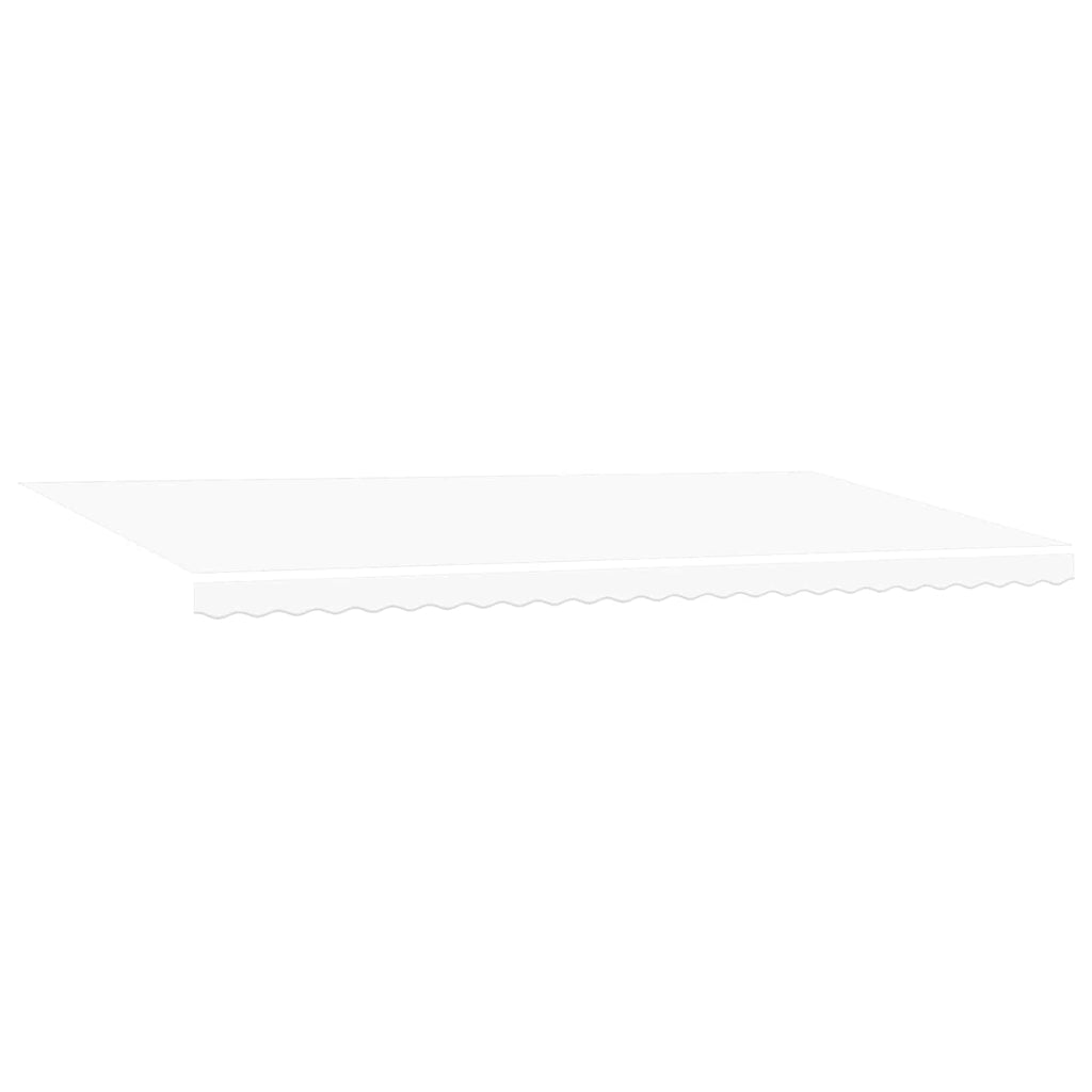 Markisenstoff Weiß 600 x 350 cm Polyester