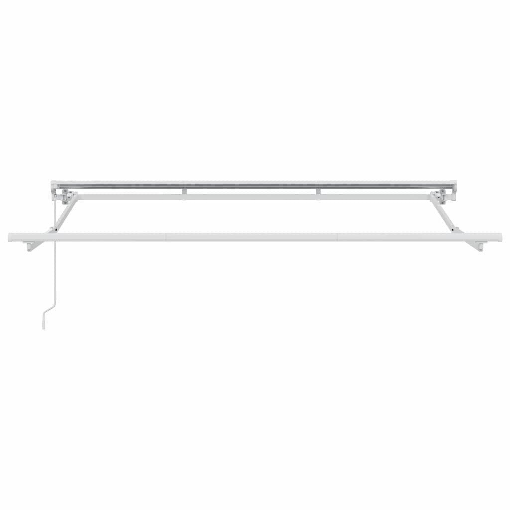 Markisenrahmen Verstellbar Weiß 3 x 2 m Stahl