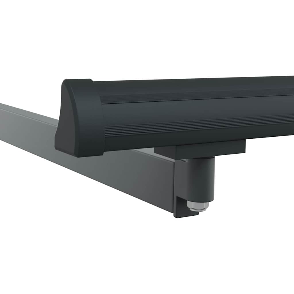 Markisenrahmen Verstellbar Anthrazit 4,5 × 3 m Stahl