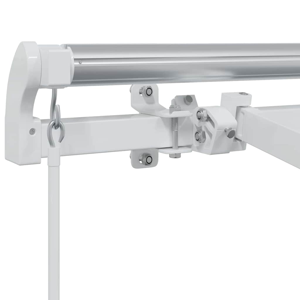 Markisenrahmen Weiß 3,5 x 2 m Metall