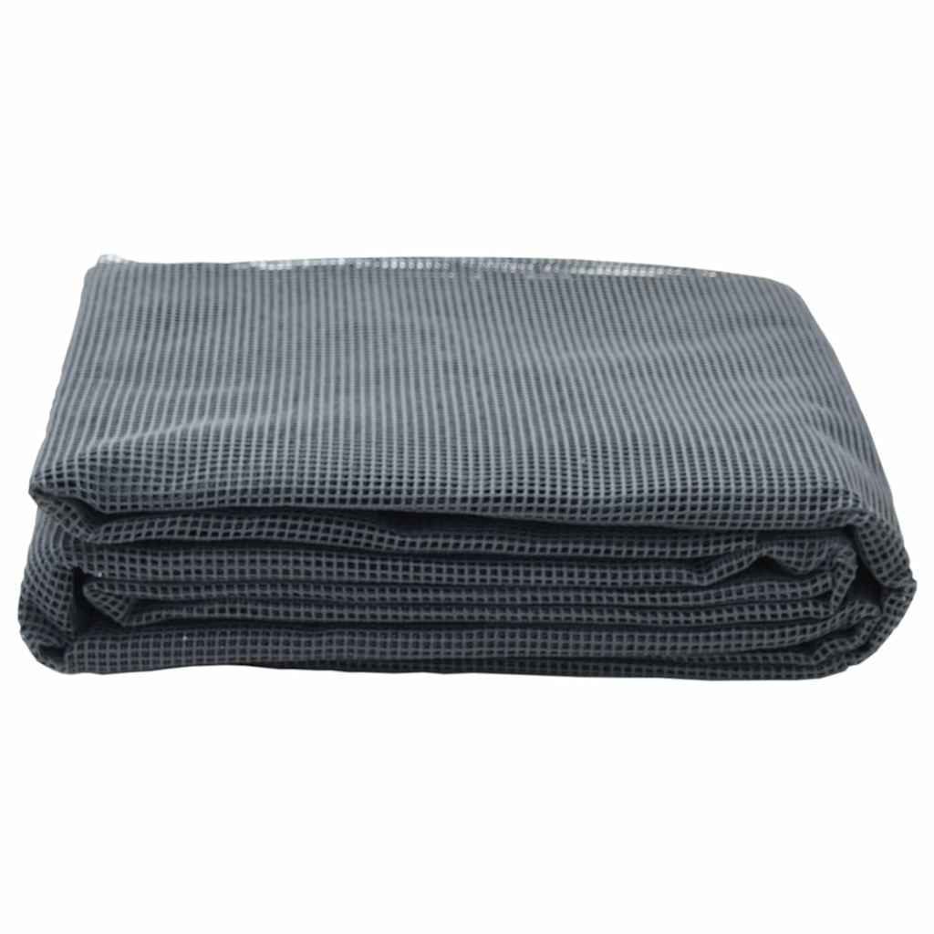 Zeltteppich Anthrazit 200 x 200 cm Polyester