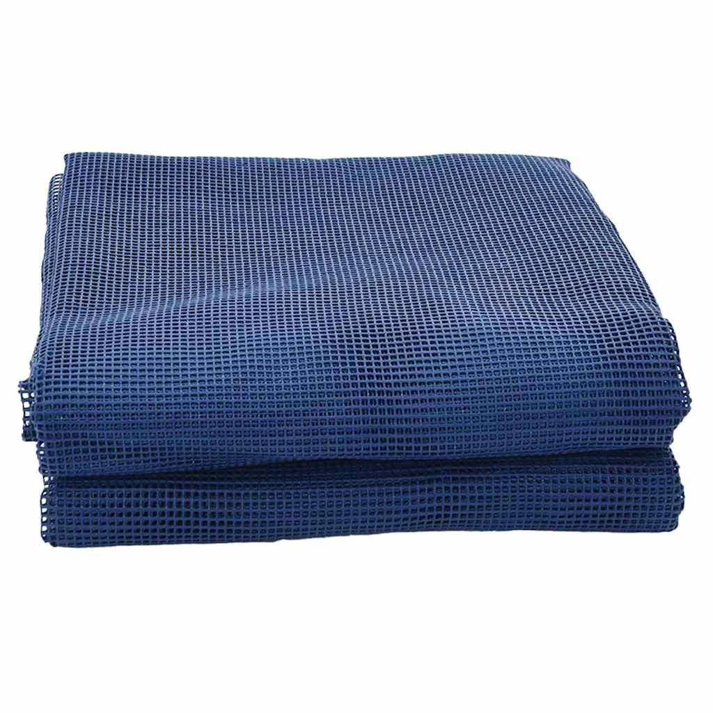 Zeltteppich Blau 500 x 350 cm Polyester