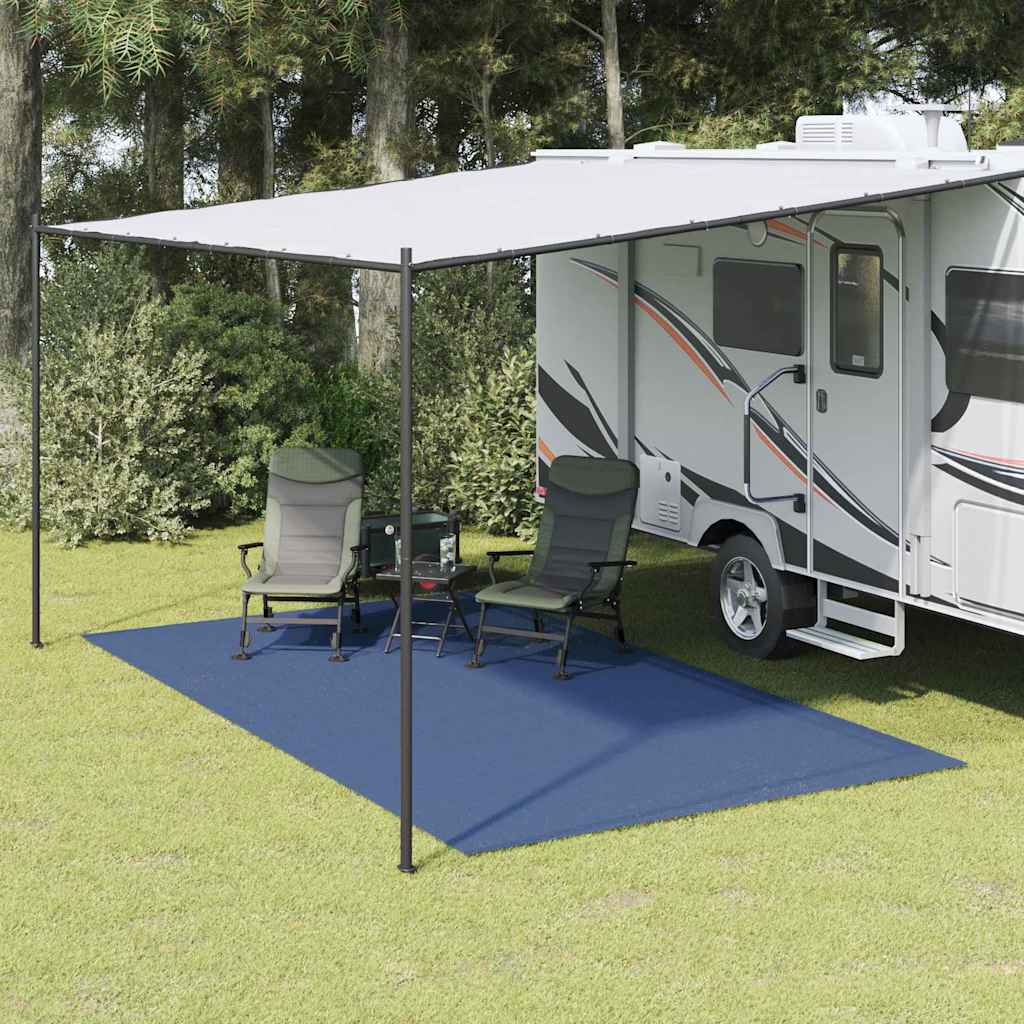 Zeltteppich Blau 600 x 350 cm Polyester