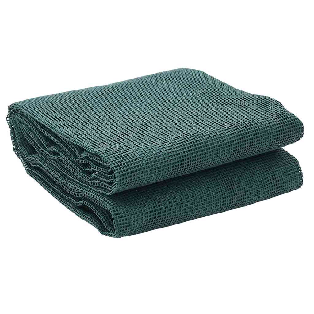 Zeltteppich Grün 400 x 350 cm Polyester