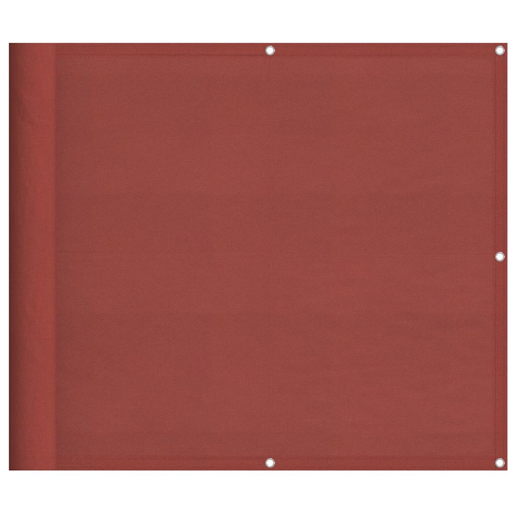 Balkon-Sichtschutz Terrakotta 90x800 cm 100 % Polyester-Oxford
