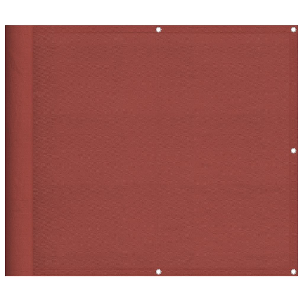 Balkon-Sichtschutz Terrakotta 90x1000 cm 100 % Polyester-Oxford