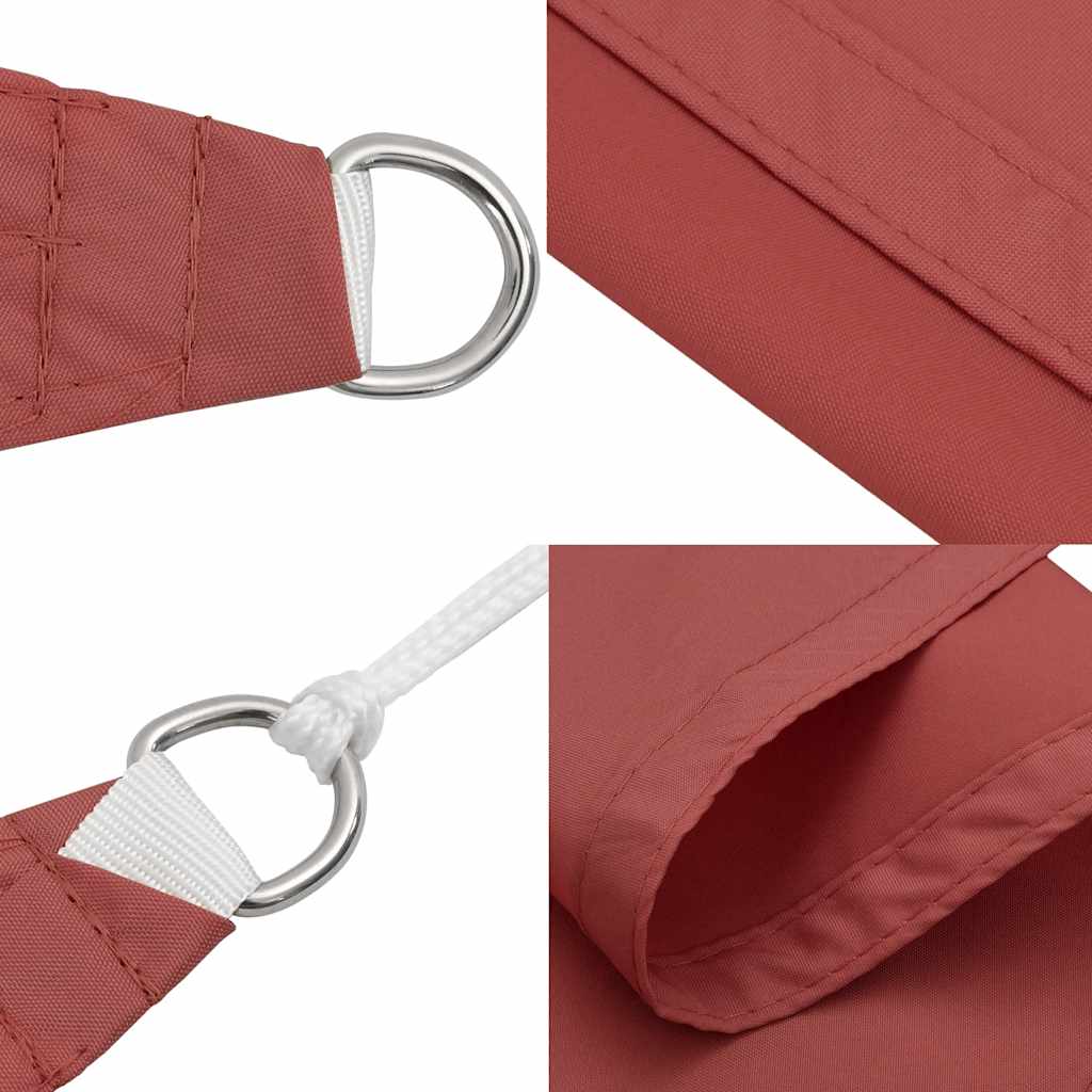 Sonnensegel Terrakotta 2x2x2 m 100% Polyester Oxford