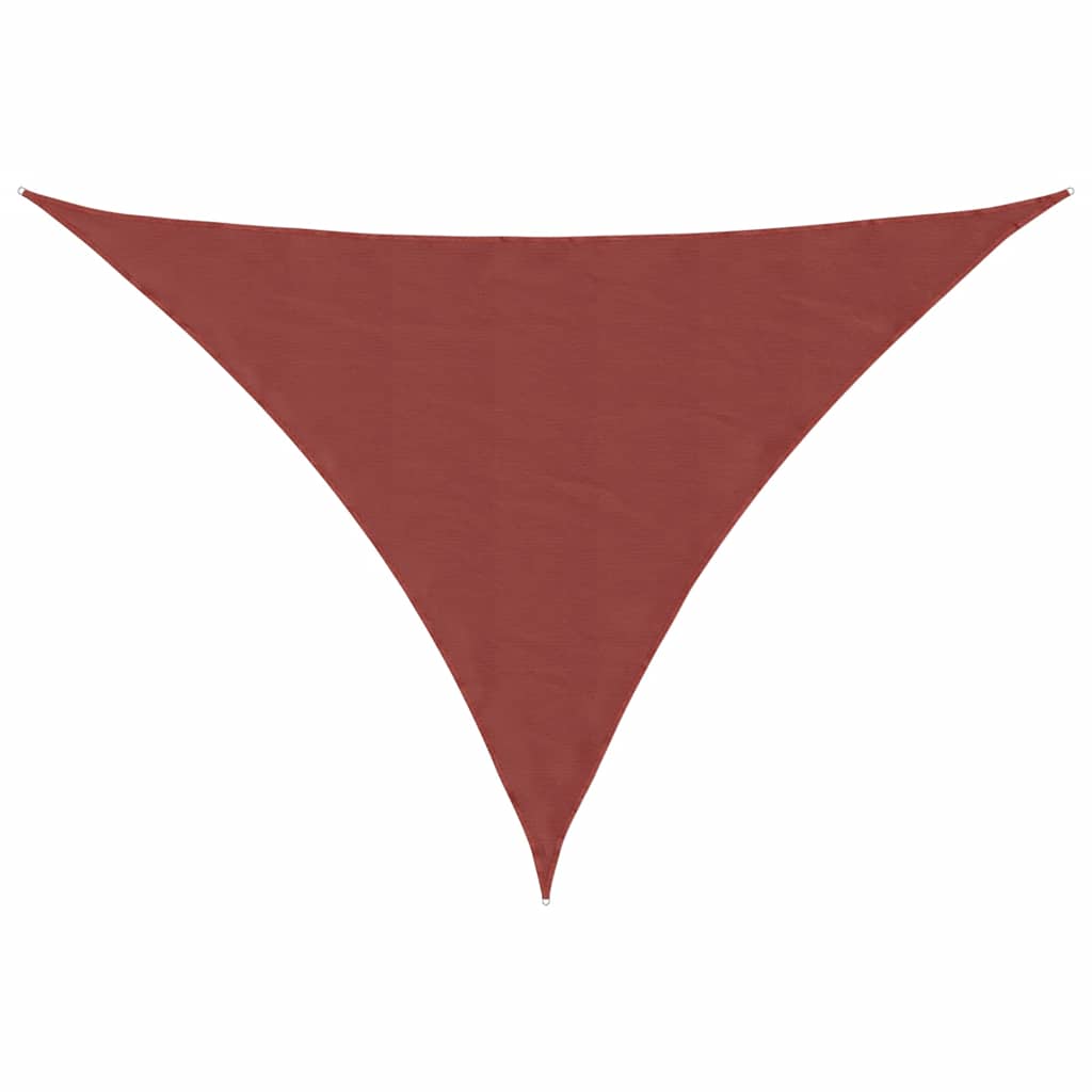 Sonnensegel Terrakotta 7x5x5 m 100% Polyester Oxford
