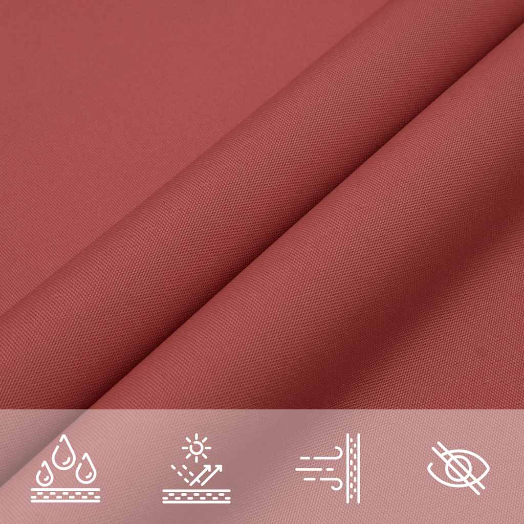 Sonnensegel Terrakotta 7x5x5 m 100% Polyester Oxford