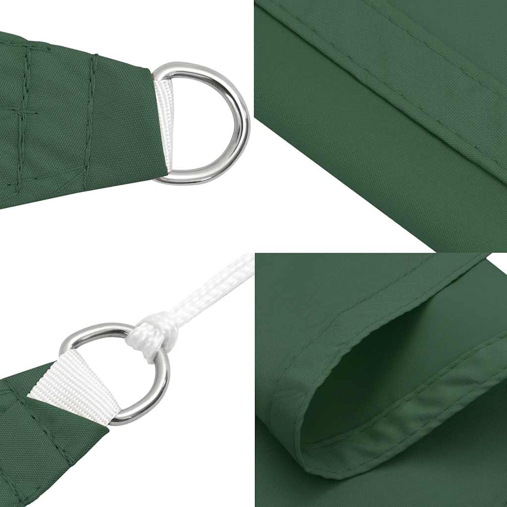 Sonnensegel Dunkelgrün 7x5x5 m 100% Polyester Oxford