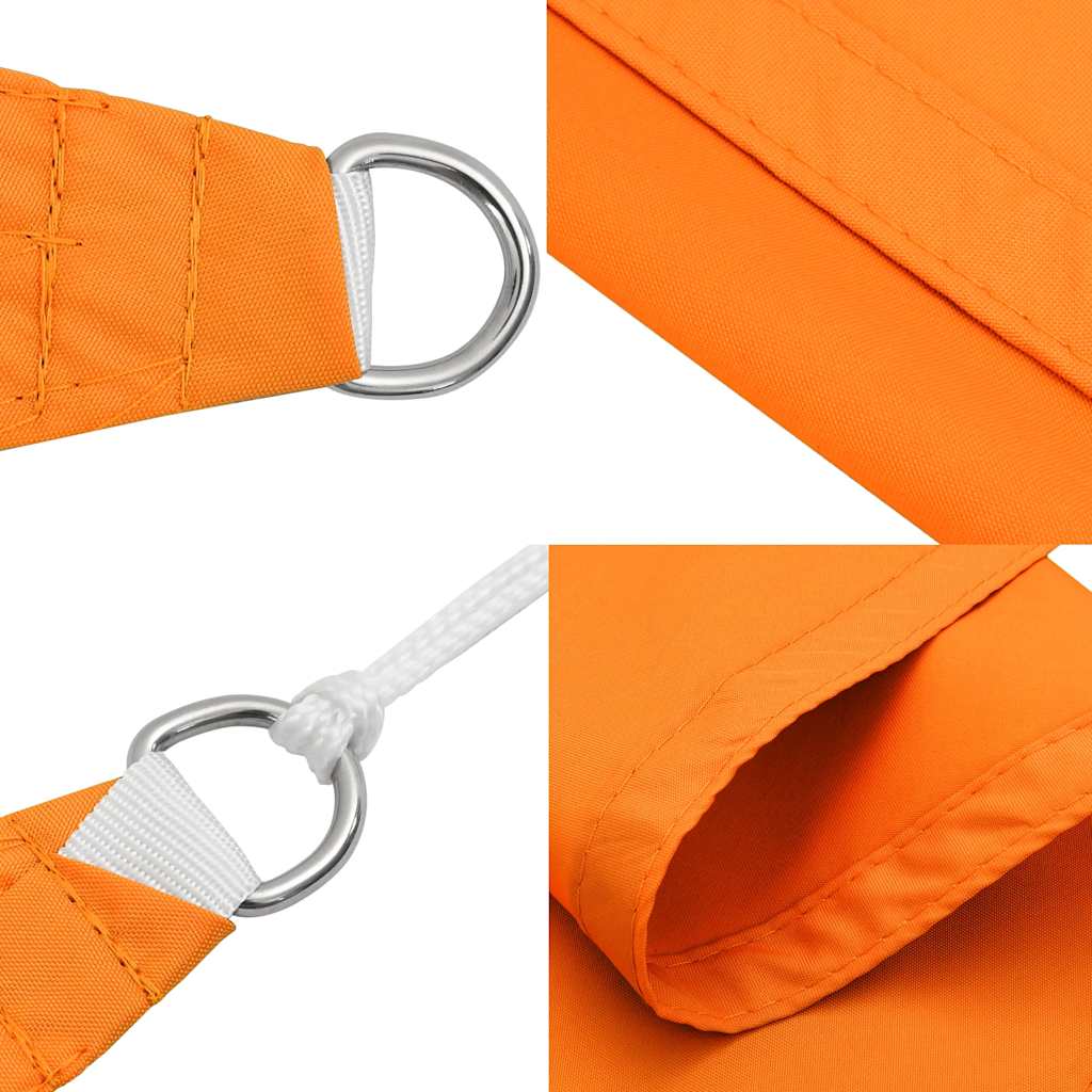 Sonnensegel Orange 7x5x5 m 100% Polyester Oxford