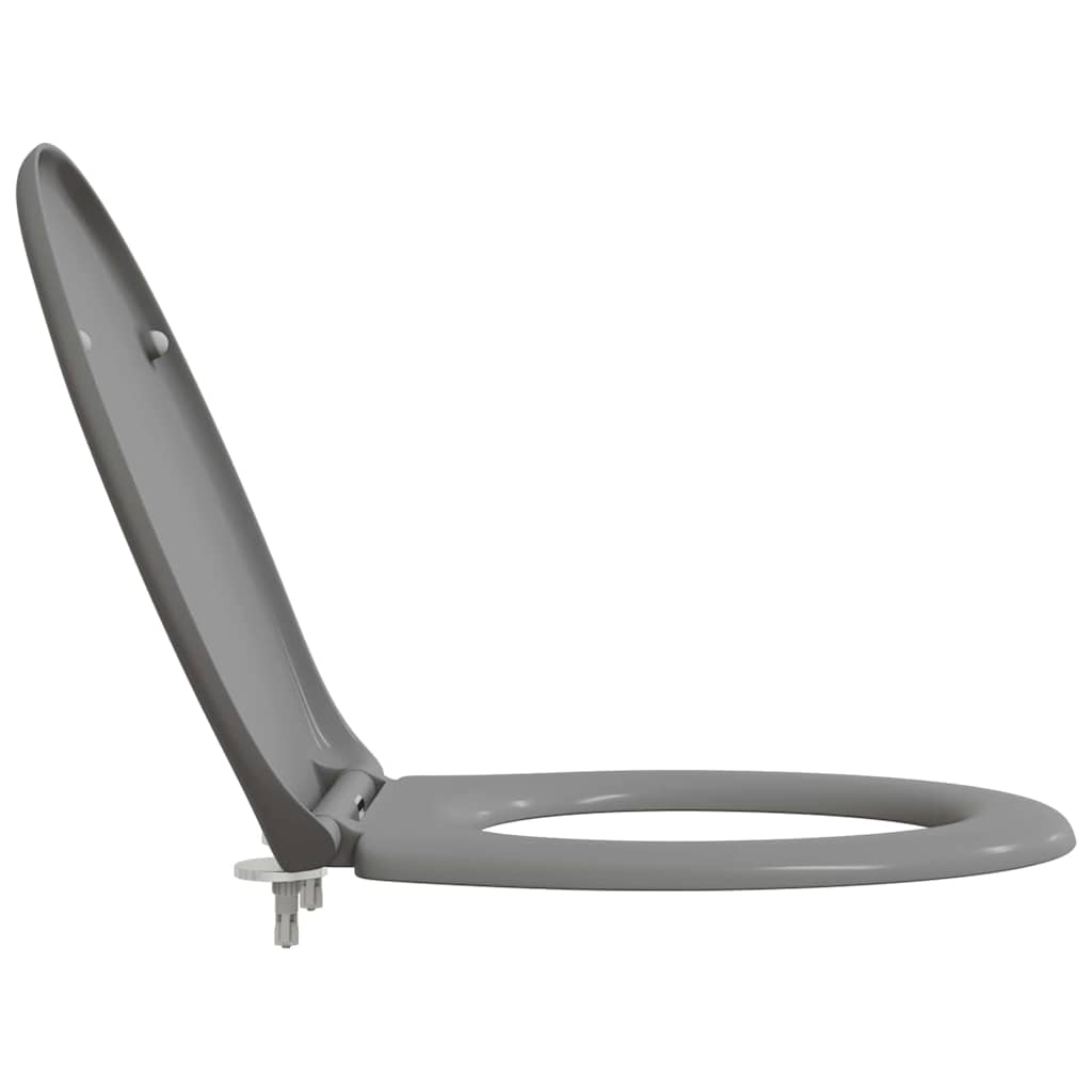 Toilettensitz Grau 47 x 37 x 4 cm Duroplast