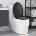 Toilettensitz Schwarz 47 x 37 x 4 cm Duroplast